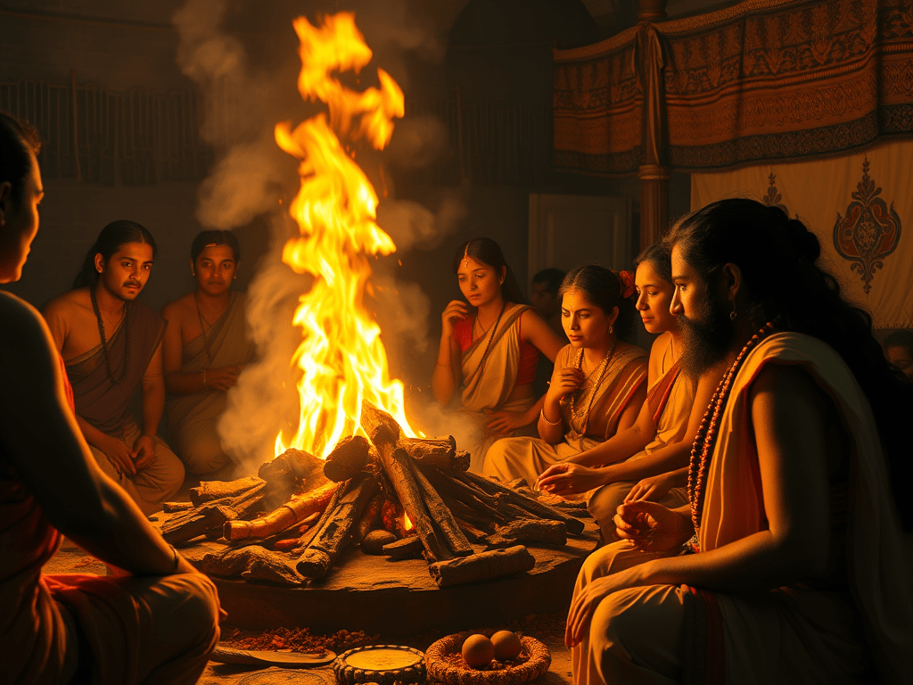 Les cérémonies funéraires et les hymnes sur la mort dans le Rig&nbsp;Veda