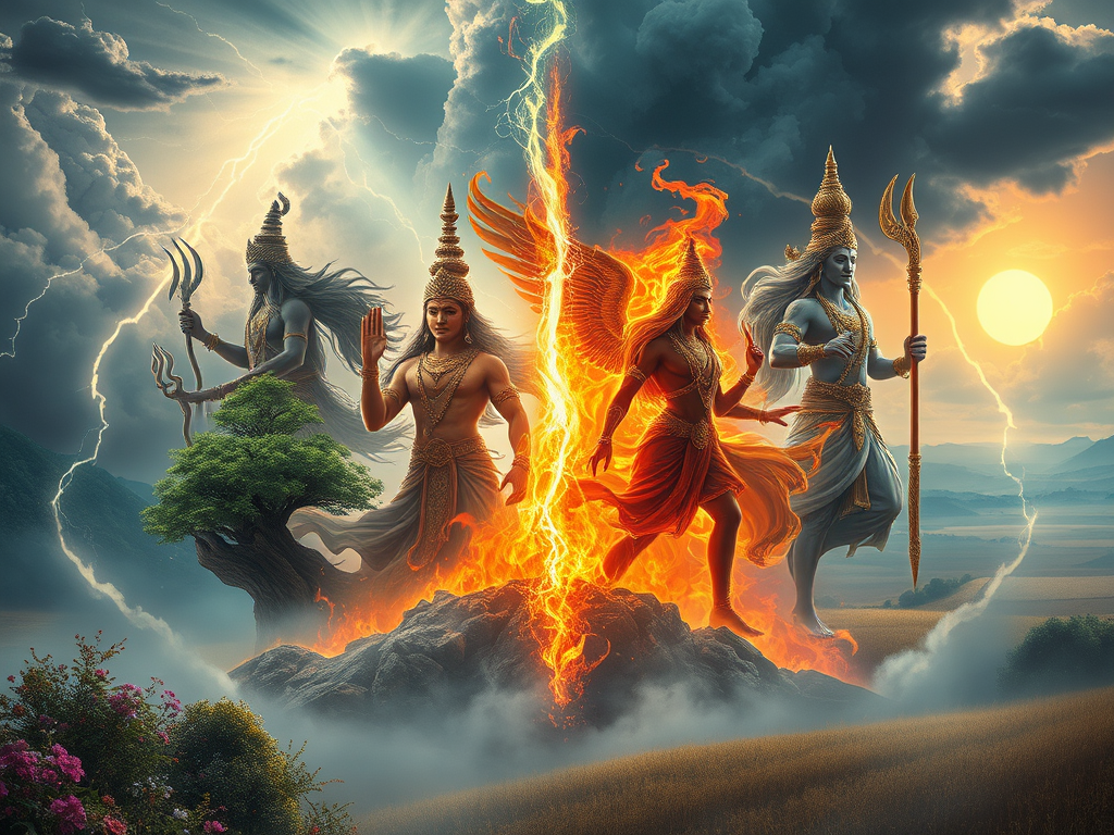 Les dieux védiques et les forces climatiques : impact des saisons sur les&nbsp;rituels