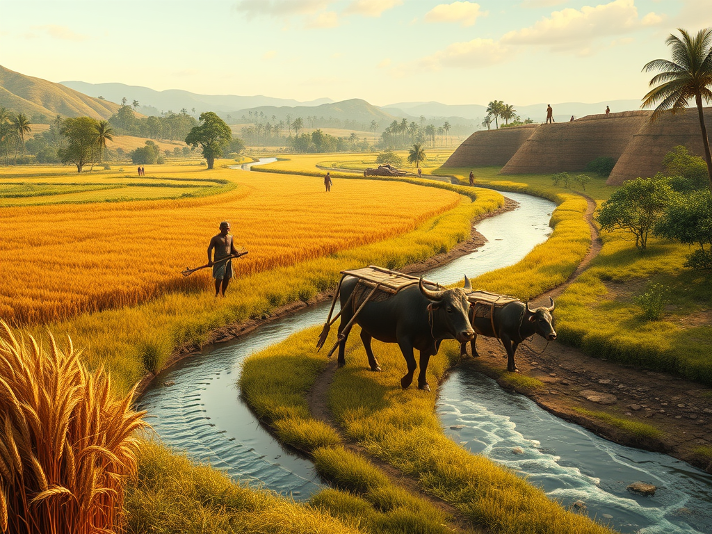 L’évolution des techniques agricoles dans la vallée de la&nbsp;Sarasvatî